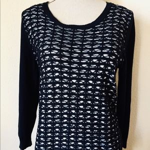 Ellen Tracy cotton blend sweater